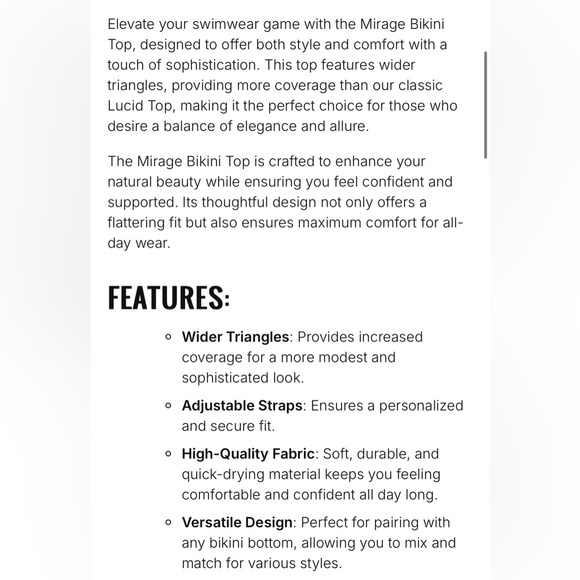 Minimale Animale The Mirage Top & The High Mirage Brief Bikini Set - Picture 10 of 16